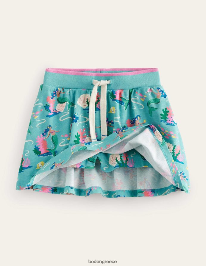 aqua sea blue γοργόνες είδη ένδυσης φανελάκι Boden κορίτσια 464PH8777