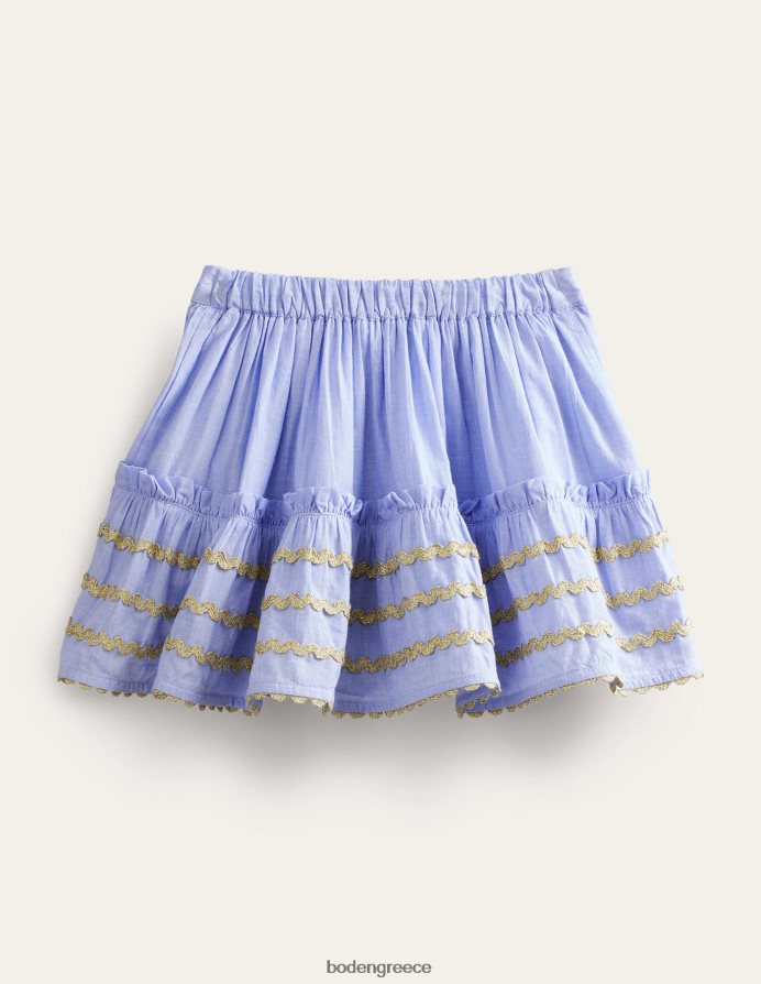 τέλος στο τέλος είδη ένδυσης λεπτομέρεια ραφής ric rac φούστα Boden κορίτσια 464PH8788