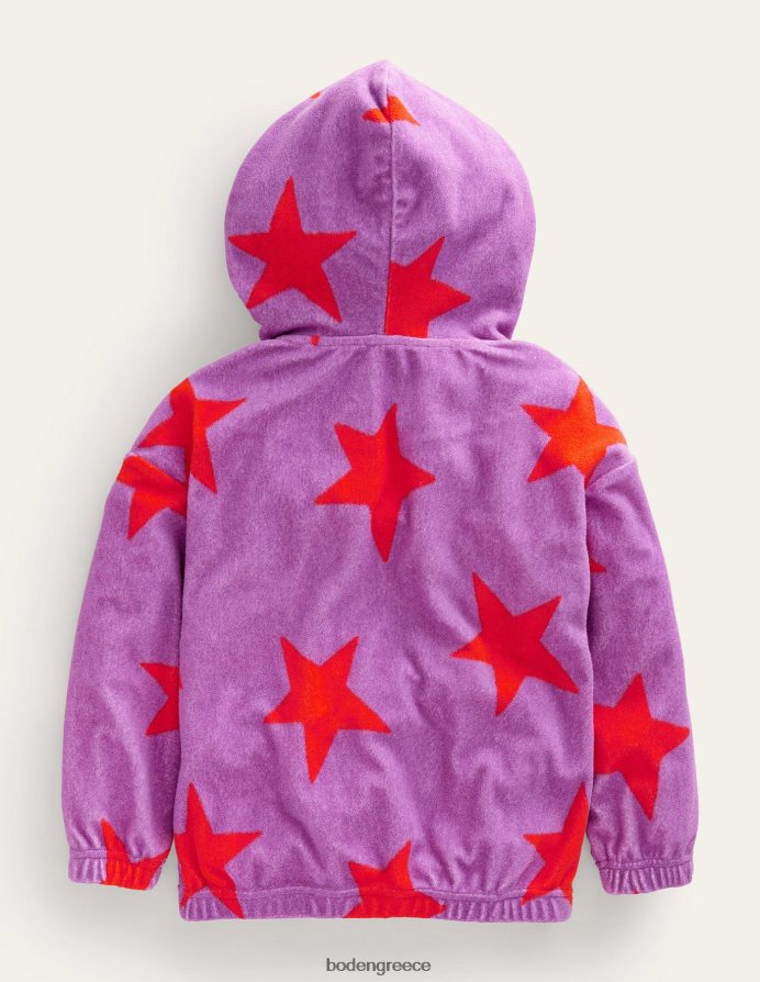 λαμπερό αστέρι ορχιδέας είδη ένδυσης κουκούλα με πετσέτα Boden κορίτσια 464PH82909