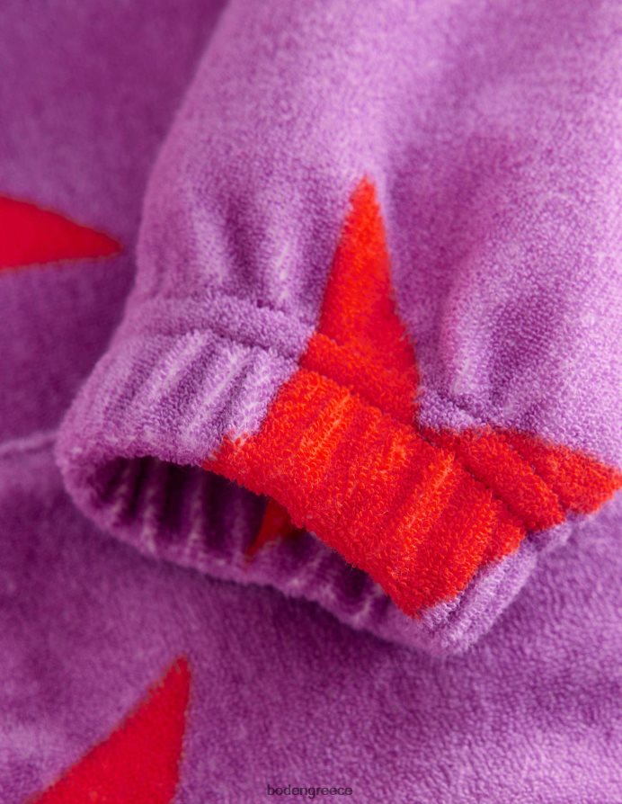 λαμπερό αστέρι ορχιδέας είδη ένδυσης κουκούλα με πετσέτα Boden κορίτσια 464PH82909