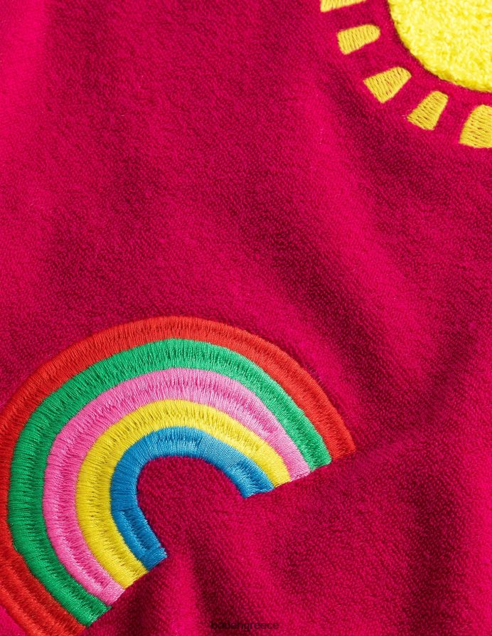 ζαχαροκάλαμο ροζ είδη ένδυσης ιδρώτα λογότυπο πετσετών Boden κορίτσια 464PH83005