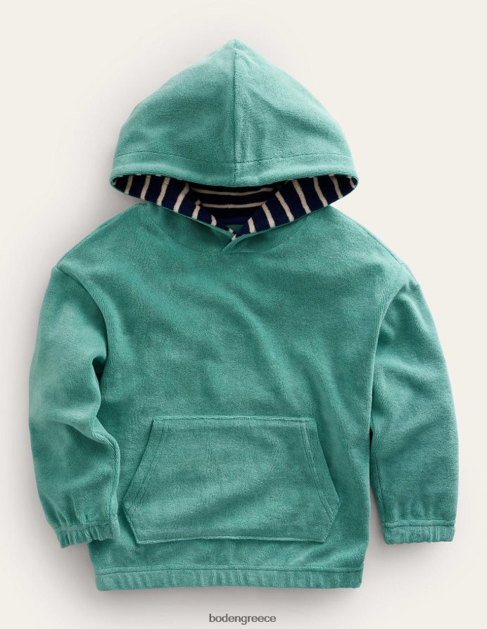 όρμος μπλε είδη ένδυσης κουκούλα με πετσέτα Boden κορίτσια 464PH83187