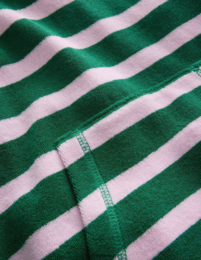 σκιερό πράσινο ξέφωτο/γαλλικό ροζ είδη ένδυσης πετσέτα ρίψης Boden κορίτσια 464PH83257