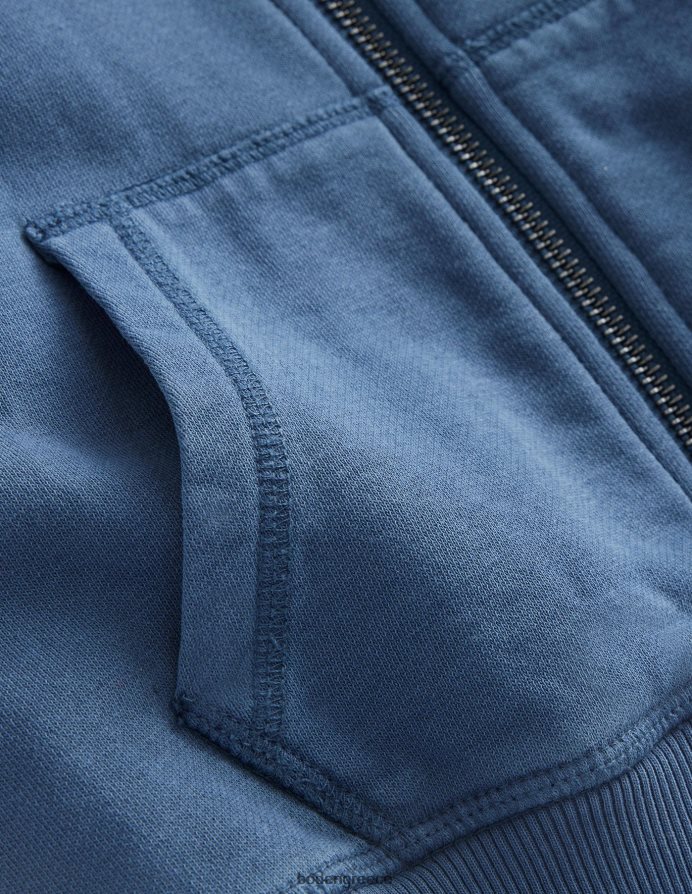 ρομπότ μπλε είδη ένδυσης βαφή ενδυμάτων με φερμουάρ, αν και με κουκούλα Boden κορίτσια 464PH8806