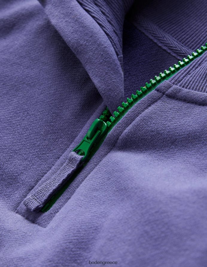 ΠΟΛΕΜΙΚΟ ΝΑΥΤΙΚΟ είδη ένδυσης Χαλαρό φούτερ με μισό φερμουάρ Boden κορίτσια 464PH8808