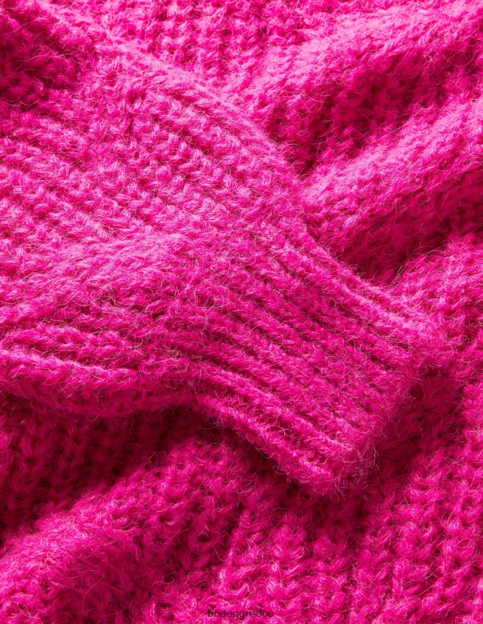 συγκλονιστικό ροζ είδη ένδυσης ογκώδες φόρεμα με ρολό καλώδιο Boden κορίτσια 464PH82746