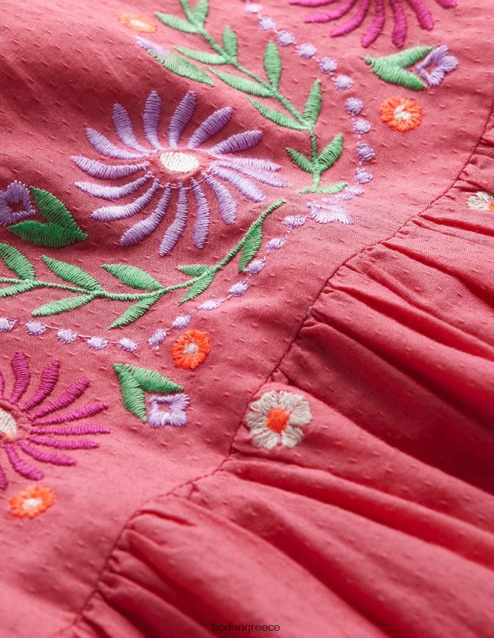 γλειφιτζούρι είδη ένδυσης φόρεμα με κεντημένη υφή Boden κορίτσια 464PH82776