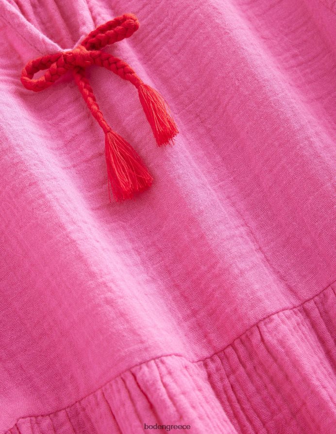 ροζ φεστιβάλ είδη ένδυσης φόρεμα με διπλό ύφασμα Boden κορίτσια 464PH82791