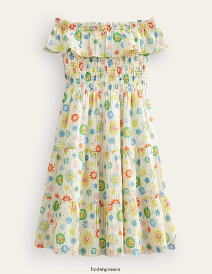 ελεφαντόδοντο όμορφοι ήλιοι είδη ένδυσης μίντι υφαντό φόρεμα Boden κορίτσια 464PH82894