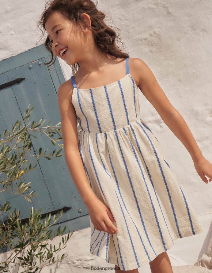 ελεφαντόδοντο είδη ένδυσης κομμένο φόρεμα με λεπτομέρεια πίσω Boden κορίτσια 464PH82917