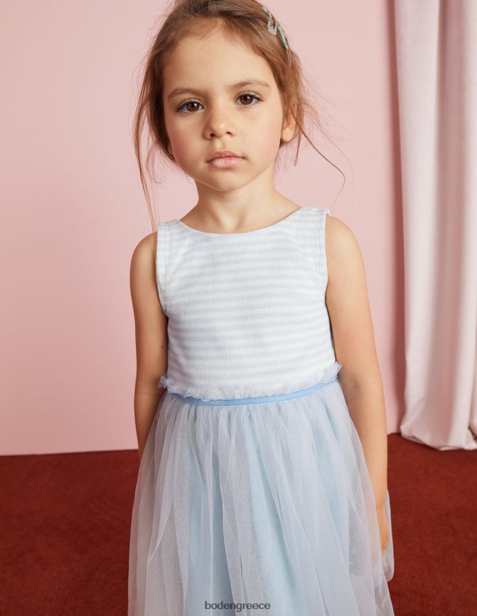 μπλε της Προβηγκίας είδη ένδυσης φόρεμα ζέρσεϊ από τούλι Boden κορίτσια 464PH82940