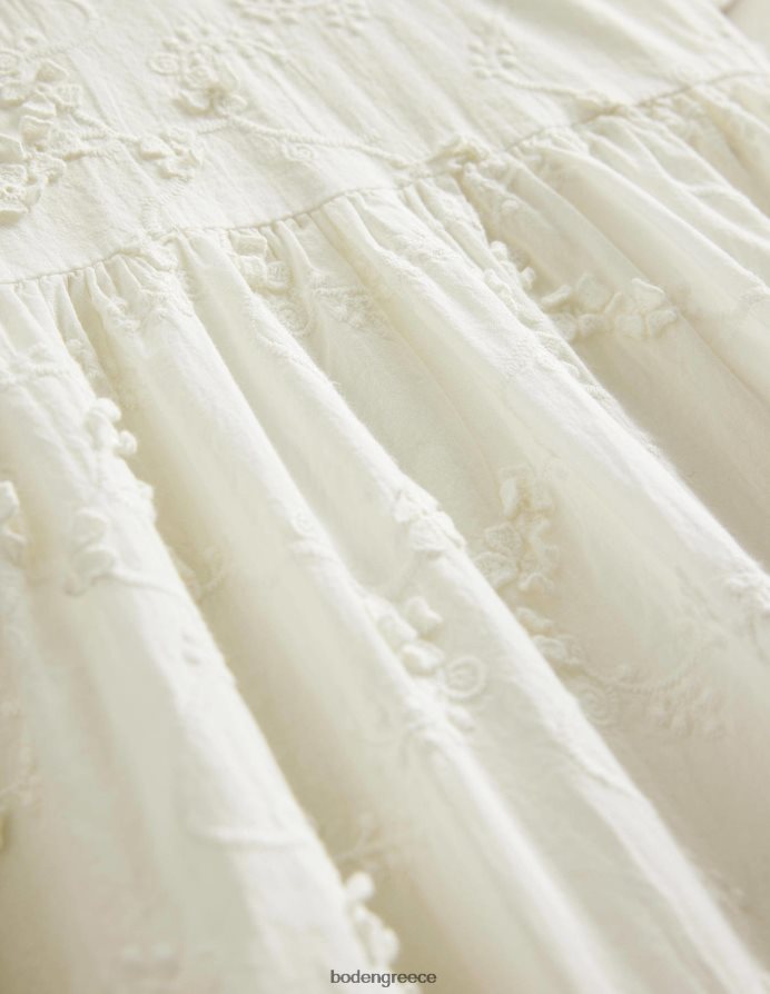 ελεφαντόδοντο είδη ένδυσης Φόρεμα με ντιπ μπροντέρι Boden κορίτσια 464PH82957