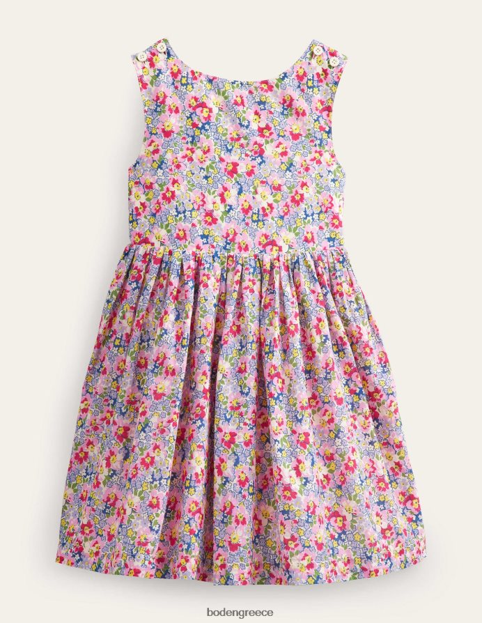 πουρί πολλαπλής κατσαρόλας είδη ένδυσης φόρεμα σταυρωτό πίσω Boden κορίτσια 464PH83022