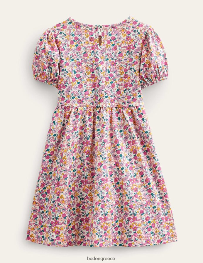 φωτεινό μούρο πεταλούδας είδη ένδυσης φόρεμα με λογότυπο ζέρσεϊ Boden κορίτσια 464PH83115