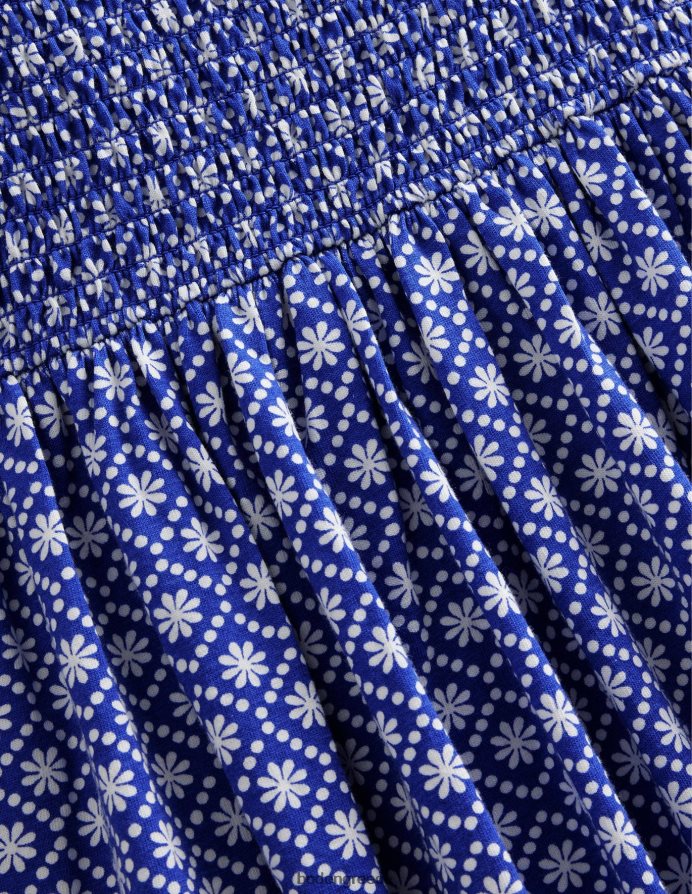 μπλε μαργαρίτα είδη ένδυσης μίντι φόρεμα με φανέλα Boden κορίτσια 464PH83208