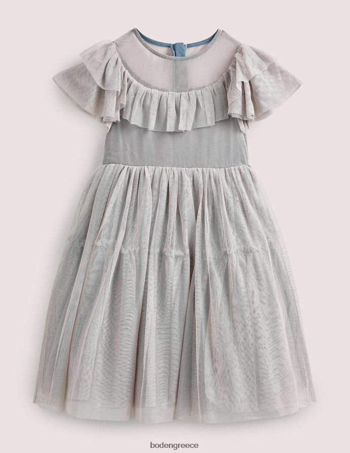 άγαλμα γκρι είδη ένδυσης φόρεμα από τούλι Boden κορίτσια 464PH83228