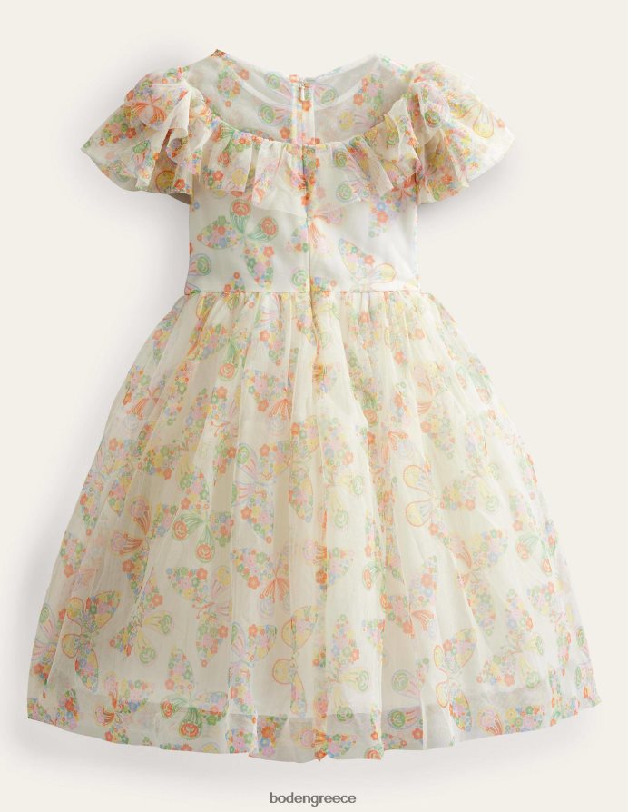 ιβουάρ μούλτι πεταλούδες είδη ένδυσης φόρεμα από τούλι Boden κορίτσια 464PH83293