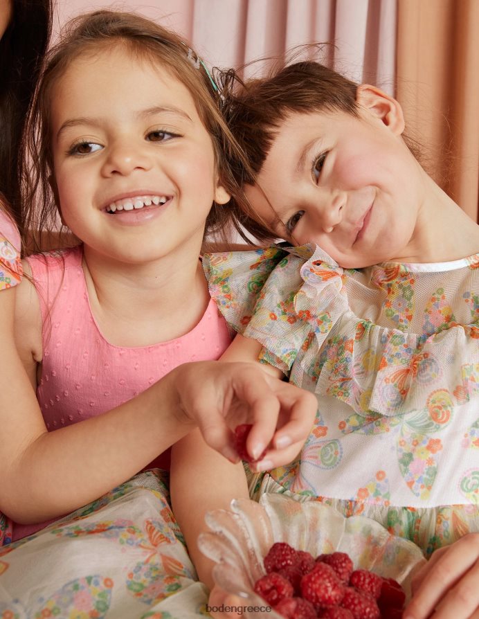 ιβουάρ μούλτι πεταλούδες είδη ένδυσης φόρεμα από τούλι Boden κορίτσια 464PH83293