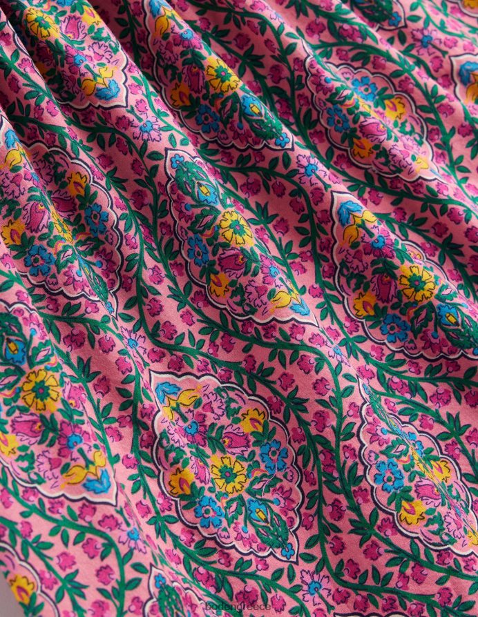 αμπέλι αζαλέας είδη ένδυσης Φόρεμα με εμπριμέ μανίκια Boden κορίτσια 464PH8746