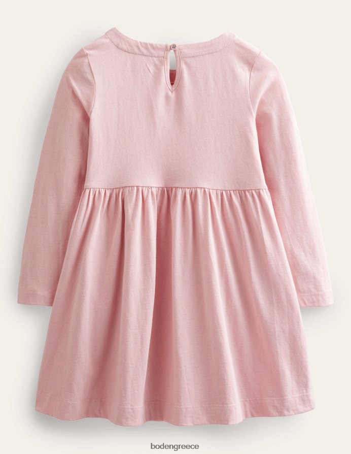 boto ροζ πεταλούδα είδη ένδυσης φόρεμα ζέρσεϊ φλουτερ Boden κορίτσια 464PH82996