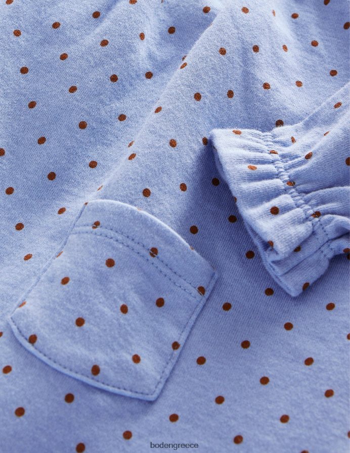 brunnera butterscotch καφέ είδη ένδυσης φόρεμα ζέρσεϊ διπλής όψεως Boden κορίτσια 464PH83094