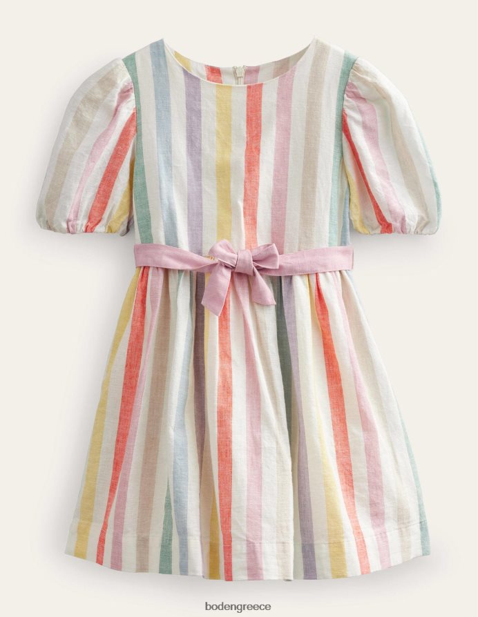 νεραγκούλα και csarite ουράνιο τόξο είδη ένδυσης vintage φόρεμα παπιγιόν Boden κορίτσια 464PH82794