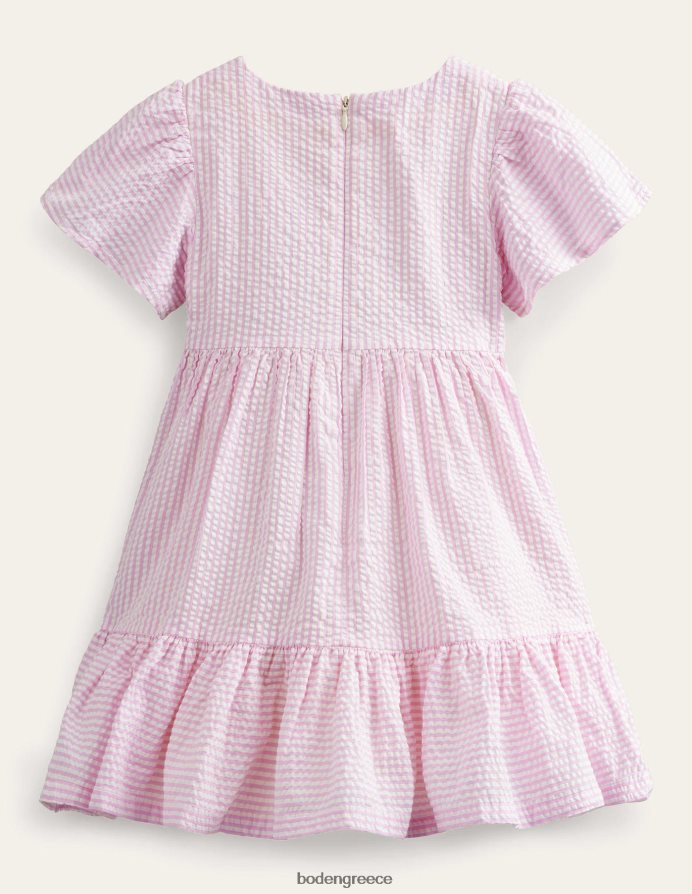 λιλά ροζ/ιβουάρ είδη ένδυσης fit & flare φόρεμα Boden κορίτσια 464PH82819