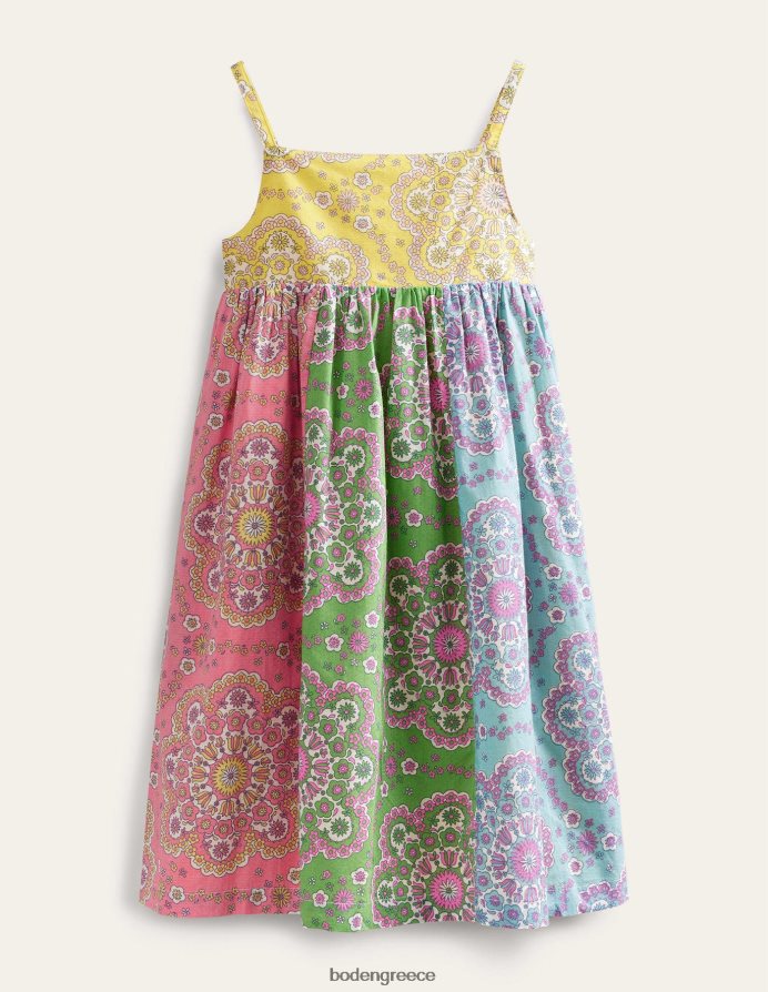 multi dizzy μαργαρίτα είδη ένδυσης μίντι φόρεμα με τιράντες Boden κορίτσια 464PH82820