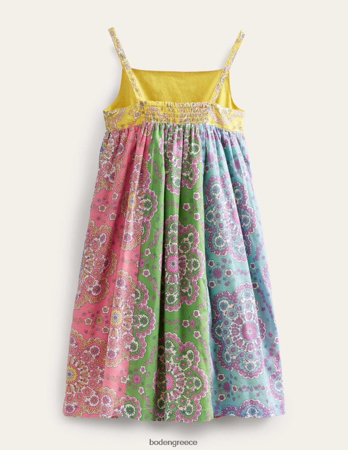 multi dizzy μαργαρίτα είδη ένδυσης μίντι φόρεμα με τιράντες Boden κορίτσια 464PH82820