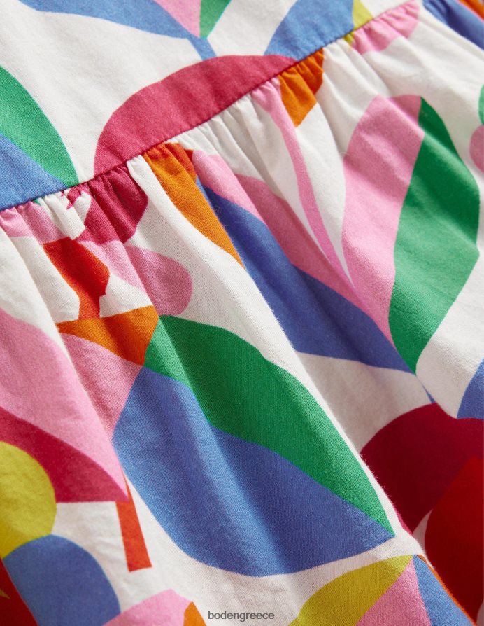 ελεφαντόδοντο & multi fabulous floral είδη ένδυσης μακρυμάνικο εμπριμέ καφτάνι Boden κορίτσια 464PH82896