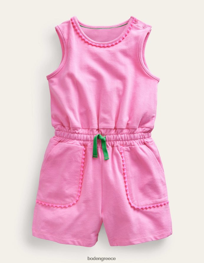 φωτεινό πέταλο είδη ένδυσης χαλαρή φανέλα playsuit Boden κορίτσια 464PH8744