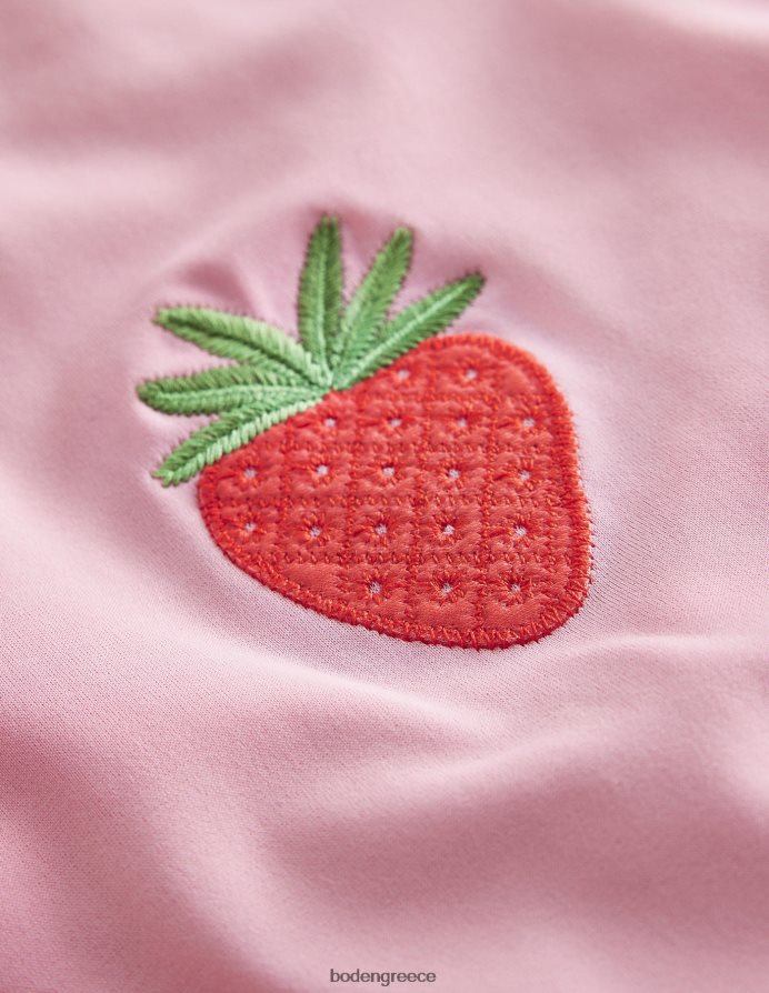 ροζ λεμονάδα είδη ένδυσης απλικέ φρούτο μαγιό Boden κορίτσια 464PH82789