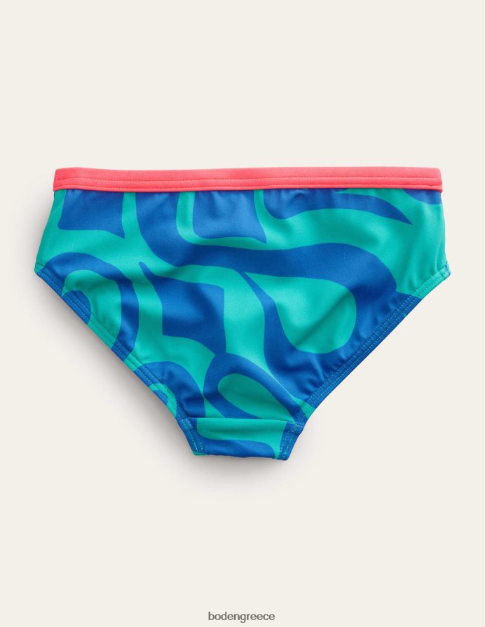 τροπικό πράσινο καλοκαιρινό στένσιλ είδη ένδυσης μπικίνι με σχέδια Boden κορίτσια 464PH82806