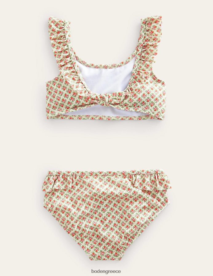 τσαμπί μικρο λουλουδιών λοβού βανίλιας είδη ένδυσης δεμένο μπικίνι με κρότουλα Boden κορίτσια 464PH82832