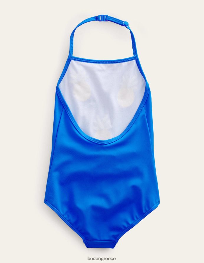 μπλε καμπάνα είδη ένδυσης απλικέ φρούτο μαγιό Boden κορίτσια 464PH82847