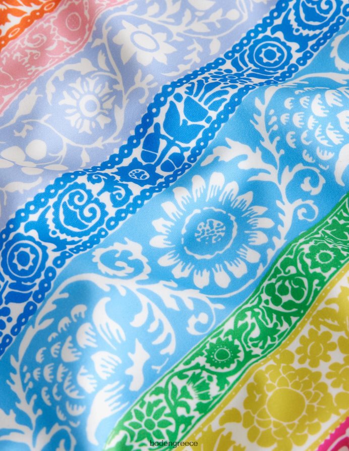 ιβουάρ & πολλαπλή ρίγα ταπετσαρίας είδη ένδυσης μπικίνι με έναν ώμο Boden κορίτσια 464PH82862