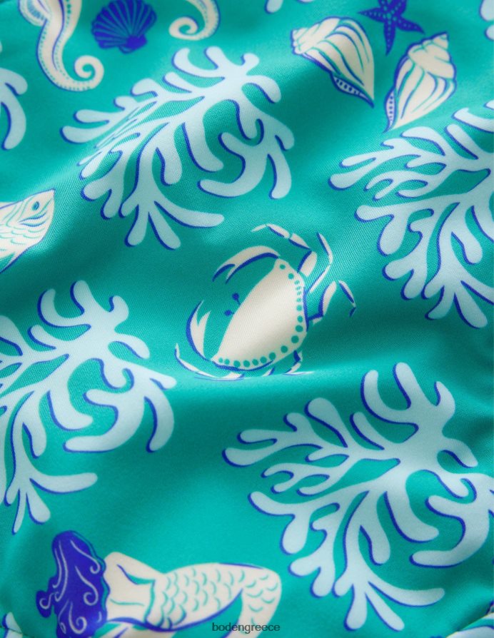 τροπική ανοιξιάτικη λιμνοθάλασσα είδη ένδυσης μπικίνι με φουσκωτό μανίκι Boden κορίτσια 464PH82902