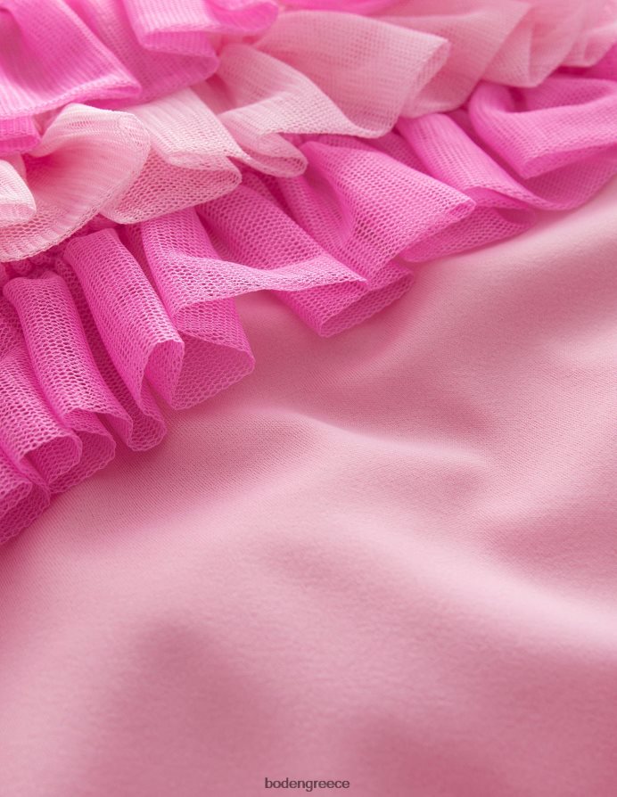 νέον ροζ είδη ένδυσης μαγιό από τούλι Boden κορίτσια 464PH82904