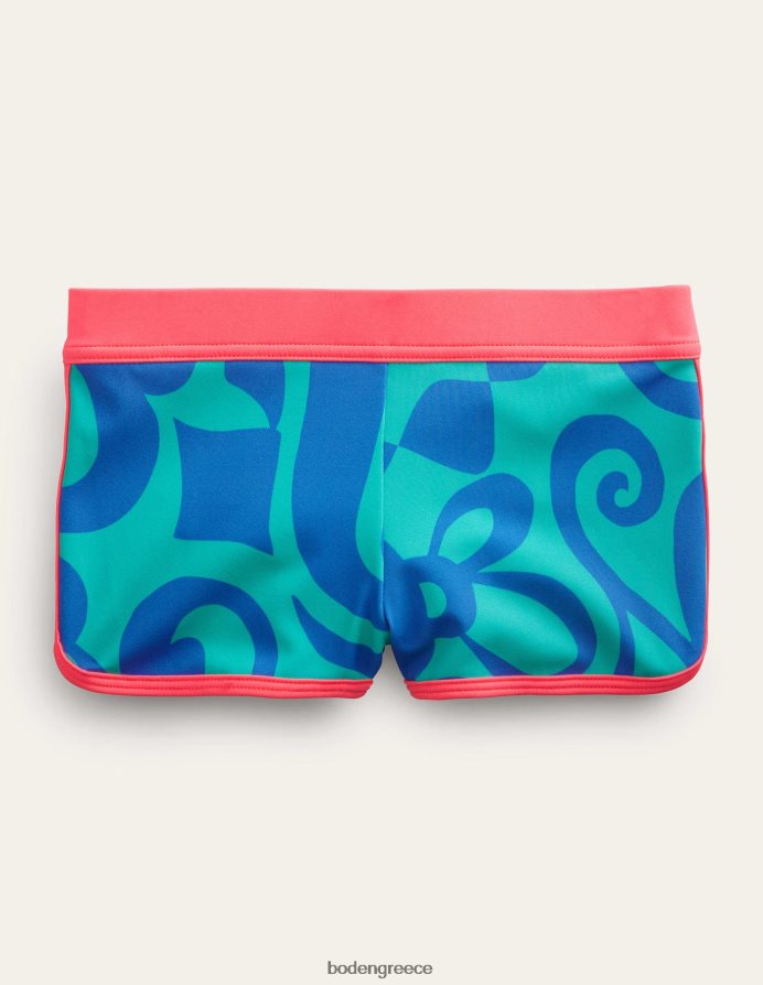 τροπικό πράσινο καλοκαιρινό στένσιλ είδη ένδυσης μαγιό με σχέδια Boden κορίτσια 464PH83259