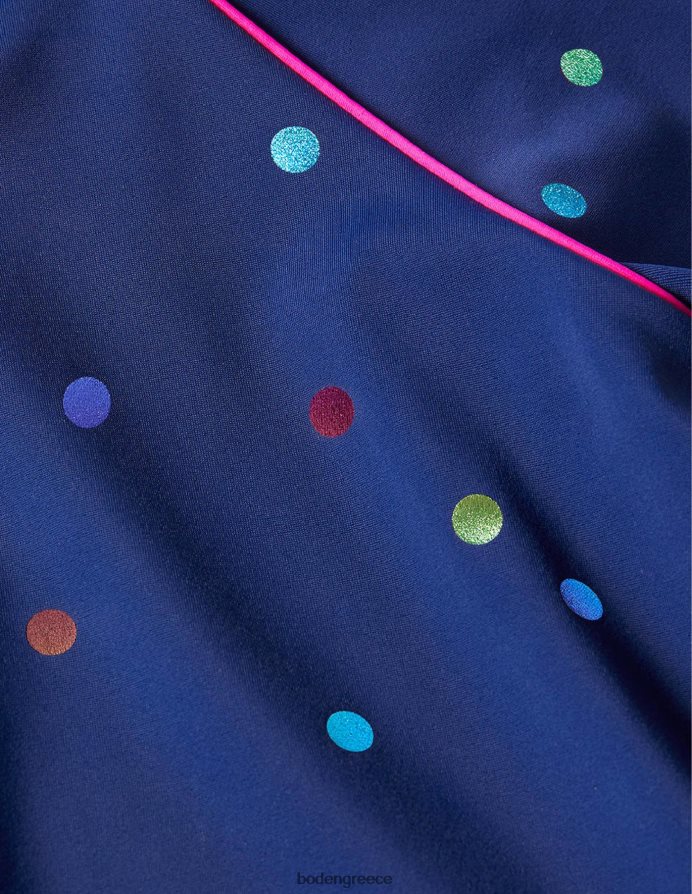 ναυτικό κομφετί ουράνιο τόξο και αλουμινόχαρτο είδη ένδυσης γιλέκο εξανθήματος με σχέδια Boden κορίτσια 464PH8459