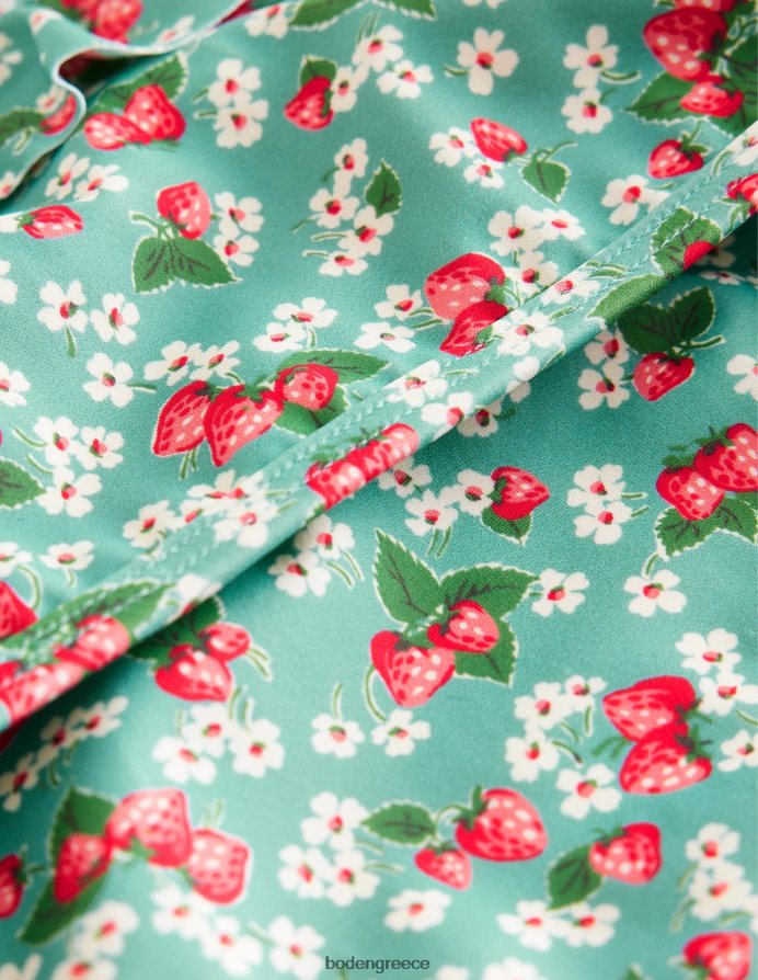aqua sea strawberry ditsy είδη ένδυσης δεμένο μπικίνι με κρότουλα Boden κορίτσια 464PH83214