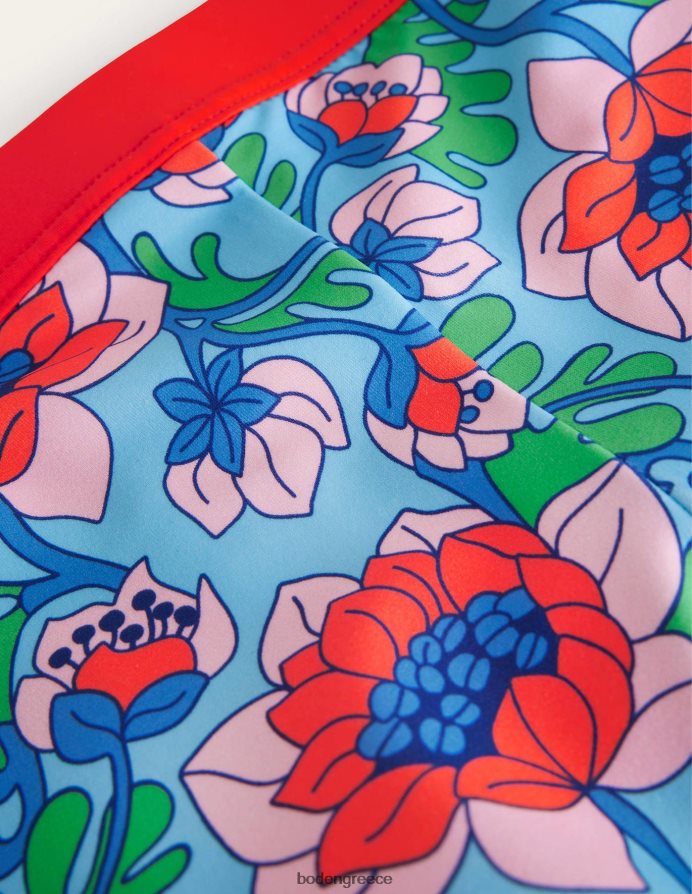 κόκκινη παπαρούνα άνοιξη ώρα floral είδη ένδυσης μαγιό με σχέδια Boden κορίτσια 464PH83258