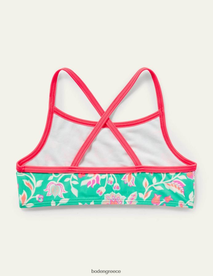 τροπικό πράσινο paisley είδη ένδυσης μπικίνι με σχέδια Boden κορίτσια 464PH83123