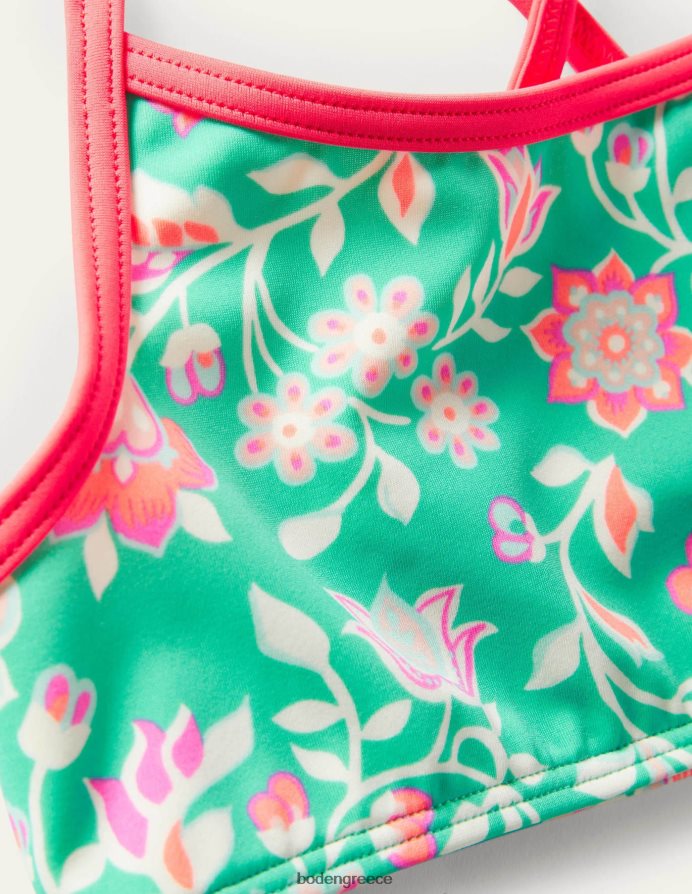 τροπικό πράσινο paisley είδη ένδυσης μπικίνι με σχέδια Boden κορίτσια 464PH83123