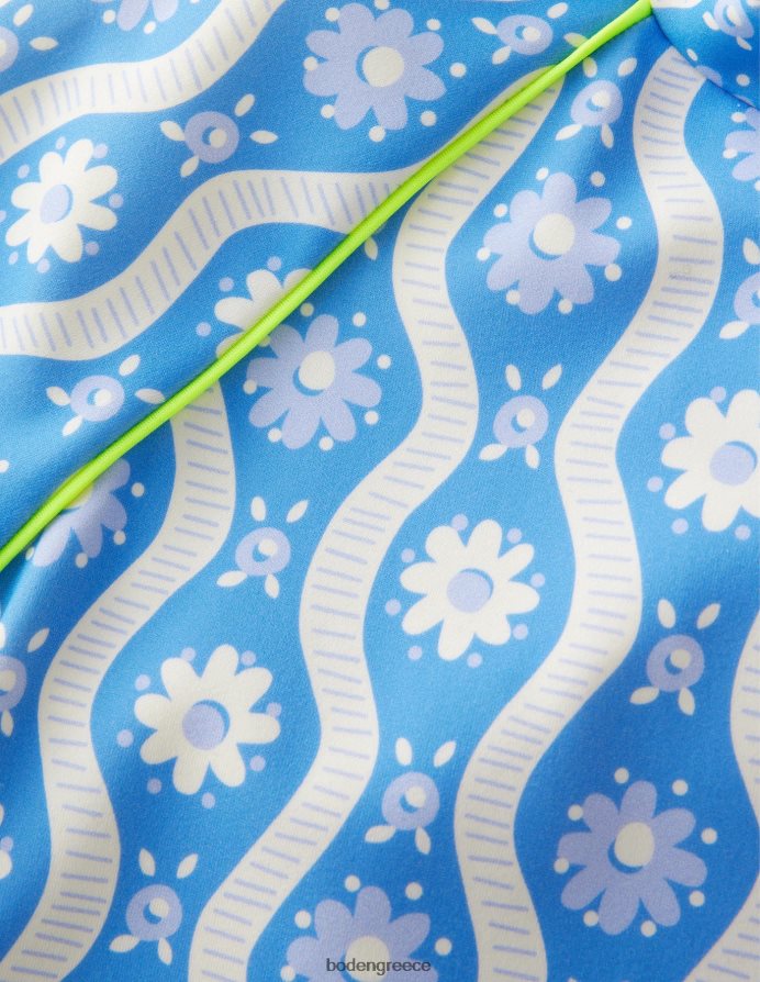 penzance μπλε μαργαρίτα κύμα είδη ένδυσης γιλέκο εξανθήματος με σχέδια Boden κορίτσια 464PH83251