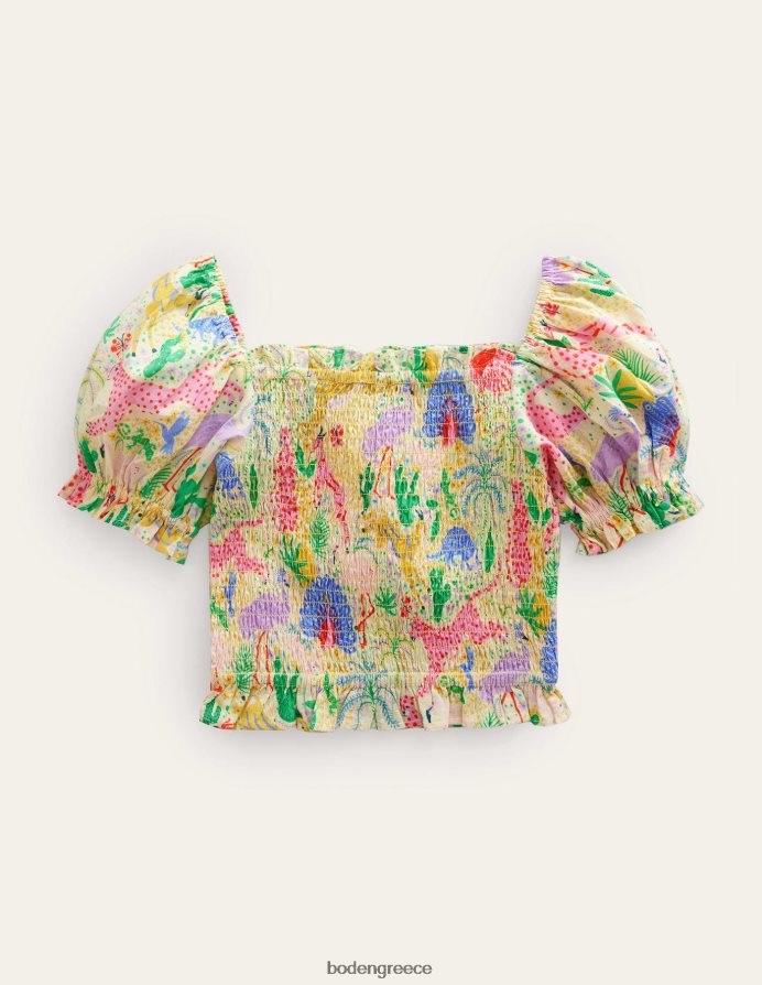 πολλαπλή έρημος είδη ένδυσης μπλούζα με κοτσαδόρο Boden κορίτσια 464PH82901