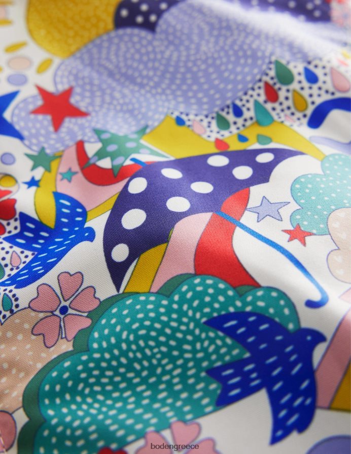 ιβουάρ πολυ καιρός είδη ένδυσης Ανοράκ με επένδυση από φανέλα Boden κορίτσια 464PH83180