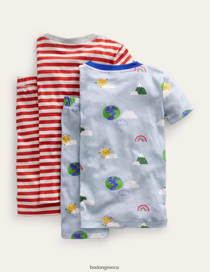 καιρός είδη ένδυσης άνετη διπλή κοντή πιτζάμες Boden κορίτσια 464PH82741