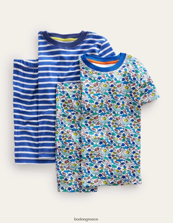 πολλαπλών υφάλων είδη ένδυσης άνετη διπλή κοντή πιτζάμες Boden κορίτσια 464PH82747