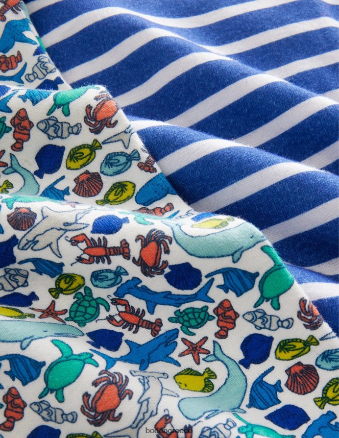 πολλαπλών υφάλων είδη ένδυσης άνετη διπλή κοντή πιτζάμες Boden κορίτσια 464PH82747